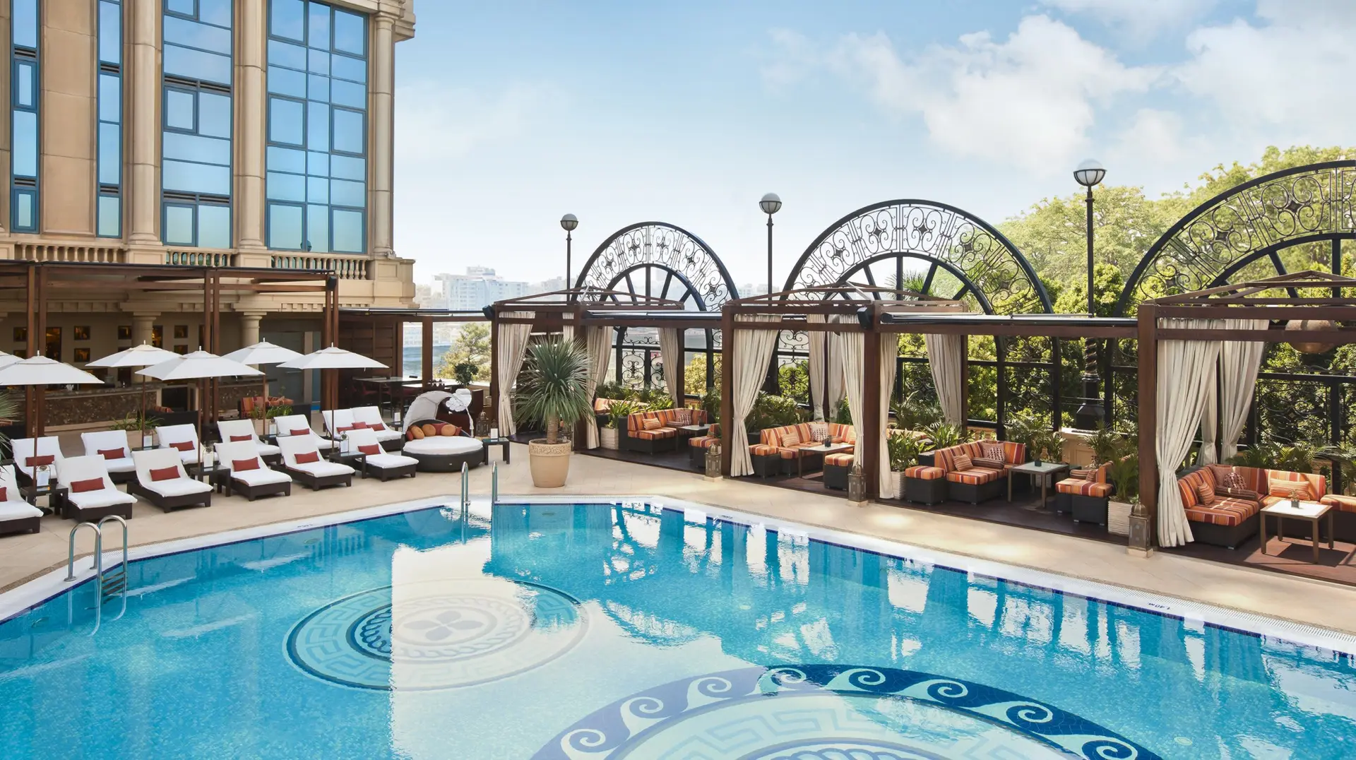 the swimming pool at Four Seasons Hotel Cairo At The First Residence