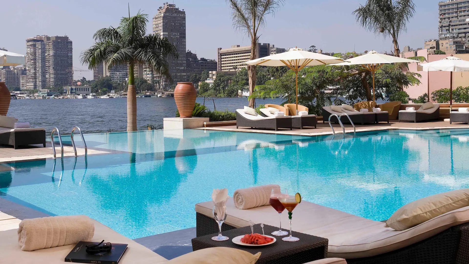 Sofitel Cairo Nile El Gezirah's swimming pool