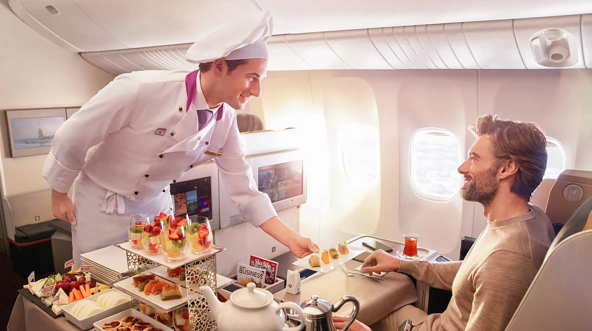 Airlines Articles - Airline Cuisine  - the Best Celebrity Menus and Flying Chefs