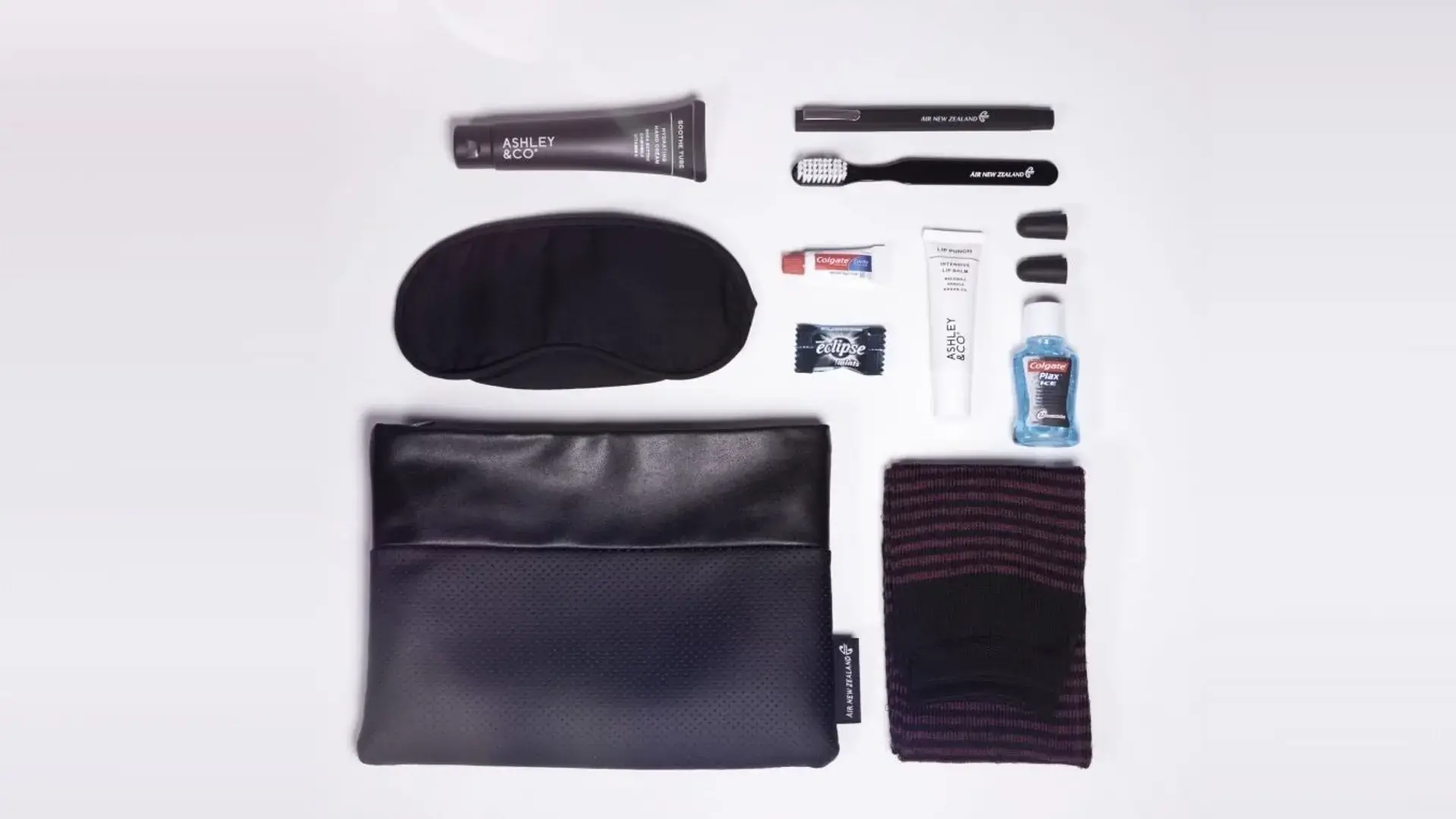 Air New Zealand amenity kit 